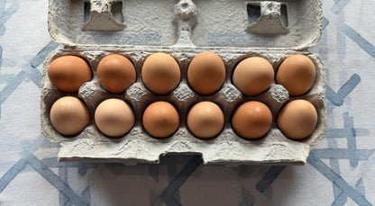 One Dozen Farm Fresh Eggs